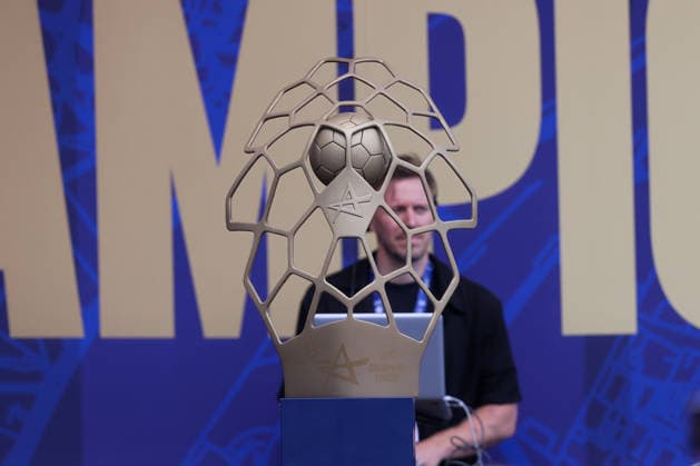 12 06 2026, xtgx,Handball, EHF Champions League, Opening Party v l symbol photo, symbol picture cup trophy Cologne