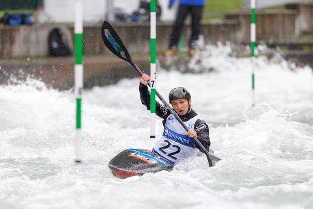 at ICF CANOE SLALOM WORLD CUP, Canoeing, Women, Kayak, 2026, on 12 06 2026 in Augsburg, Eiskanal Bayern Germany