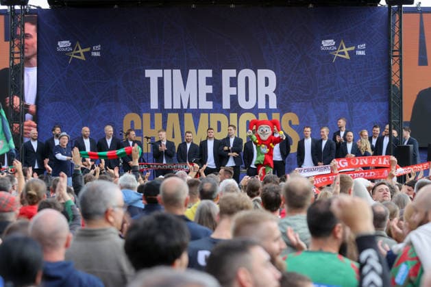 12 06 2026, xtgx,Handball, EHF Champions League, Opening Party v l Team of SC Magdeburg Cologne