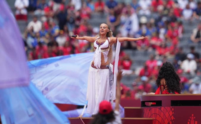 Elyanna Canada looks on during Canada and Bosnia and Herzegovina, Group B FIFA World Cup 2026, Toronto Stadium, Toronto, Canada on June 12, 2026 Thor Wegner DeFodi Images Photo by DeFodi Images