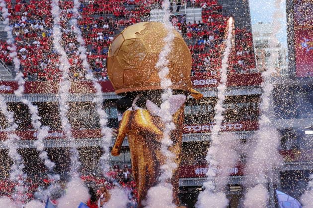 Sport Bilder des Tages Canada v Bosnia and Herzegovina - FIFA World Cup, WM, Weltmeisterschaft, Fussball 2026 - Group B TORONTO, CANADA - JUNE 12: A view of opening ceremony prior to 2026 FIFA World Cup First Stage Group B match between Canada and Bosnia and Herzegovina at Toronto Stadium (BMO Field) in Toronto, Ontario, Canada on June 12, 2026. Mert Alper Dervis Anadolu Toronto Canada. Editorial use only. Please get in touch for any other usage.  Copyright: x2026xAnadoluxMertxAlperxDervisx
