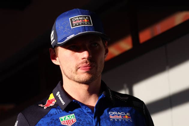 F1 Gran Prix of Spain Max Verstappen of Oracle Red Bull Racing looks on during free practice 2 ahead of the F1 Grand Prix of Catalunya at Montemelo Circuit on June 12, 2026 in Barcelona, Spain. Barcelona Circuit de Catalunya Spain Copyright: xMarcoxCanonierox