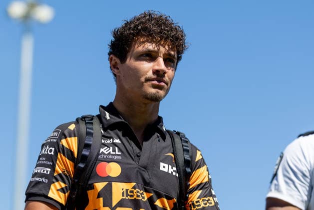 Lando Norris McLaren Mastercard F1 Team, Great Britain 04 , ESP, Formula 1 World Championship, Grand Prix of Barcelona Catalunya, Circuit de Barcelona Catalunya, Practice Day, 2026 season, 12 06 2026 ESP, Formula 1 World Championship, Grand Prix of Barcelona Catalunya, Circuit de Barcelona Catalunya, Practice Day, 2026 season, 12 06 2026 Barcelona Copyright: xEibner-Pressefoto MarcelxFischerx EP_MFI