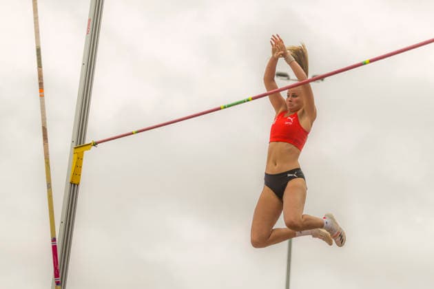 Ingolstadt, Germany 12 June 2026 Athletics MTV Meet IN 2026 In the picture Paula Schulte im Walde LG Olympia Dortmund at pole vault MTV Stadion Bayern Copyright: xFotostandx xSchäferx