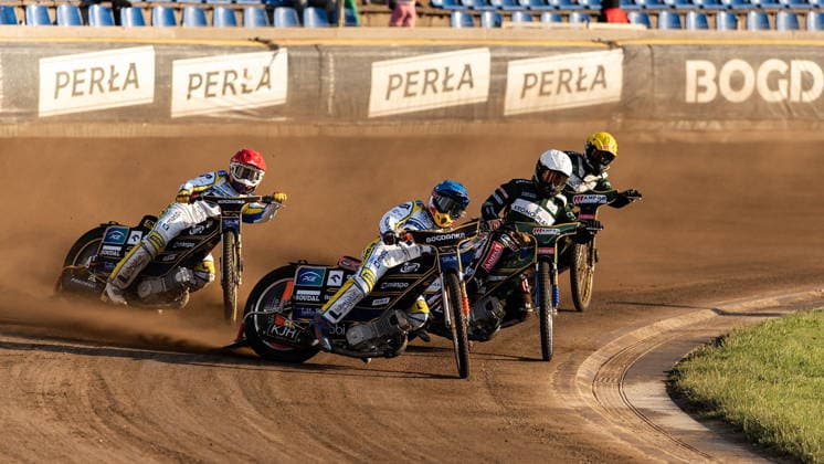 RECORD DATE NOT STATED LUBLIN 12.06.2026 ZUZEL OSMA RUNDA PGE EKSTRALIGA SEZON 2026 W LUBLINIE: ORLEN OIL MOTOR LUBLIN - KRONO-PLAST WLOKNIARZ CZESTOCHOWA SPEEDWAY EIGHT ROUND OF THE PGE EKSTRALIGA SEASON 2026 IN LUBLIN: ORLEN OIL MOTOR LUBLIN – KRONO-PLAST WLOKNIARZ CZESTOCHOWA N Z Jakub Miœkowiak (B), Kacper Woryna (C), Mads Hansen (Z), Mateusz Cierniak (N) FOT. MATEUSZ MICHALEWSKI NEWSPIX.PL --- newspix.pl 