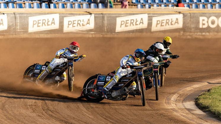 RECORD DATE NOT STATED LUBLIN 12.06.2026 ZUZEL OSMA RUNDA PGE EKSTRALIGA SEZON 2026 W LUBLINIE: ORLEN OIL MOTOR LUBLIN - KRONO-PLAST WLOKNIARZ CZESTOCHOWA SPEEDWAY EIGHT ROUND OF THE PGE EKSTRALIGA SEASON 2026 IN LUBLIN: ORLEN OIL MOTOR LUBLIN – KRONO-PLAST WLOKNIARZ CZESTOCHOWA N Z Jakub Miœkowiak (B), Kacper Woryna (C), Mads Hansen (Z), Mateusz Cierniak (N) FOT. MATEUSZ MICHALEWSKI NEWSPIX.PL --- newspix.pl 