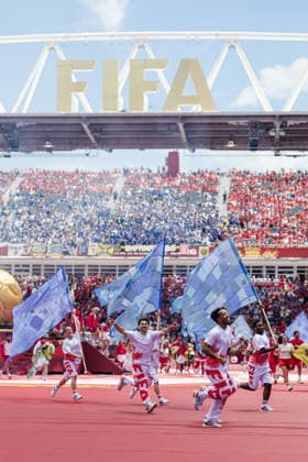 A general view of opening ceremony of Canada before FIFA World Cup, WM, Weltmeisterschaft, Fussball game between Canada and Bosnia and Herzegovina at Toronto Stadium on June 12, 2026 in Toronto, Ontario, Canada  Copyright: xCurtisxWongx xSPPx Sportspressphoto_SPR165291