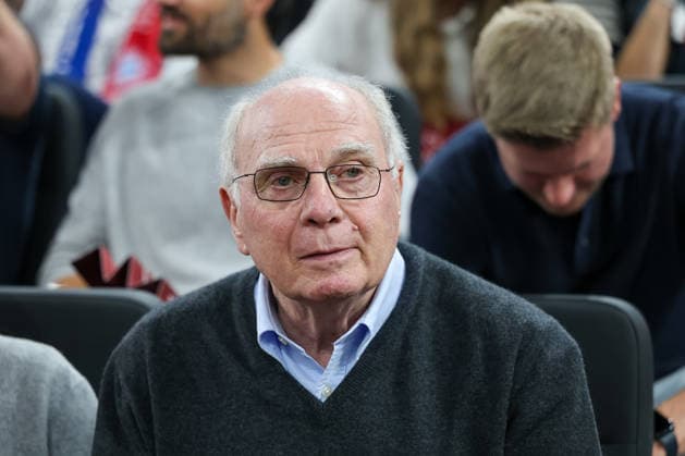 Uli Hoeness FC Bayern Muenchen, Honorary President , GER, FC Bayern Basketball vs Alba Berlin, Basketball, easycredit Basketball Bundesliga, Playoffs, Final, Game 1, Season 2025 2026, 12 06 2026, GER, FC Bayern Basketball vs Alba Berlin, Basketball, easycredit Basketball Bundesliga, Playoffs, Final, Game 1, Season 2025 2026, 12 06 2026 Muenchen Copyright: xEibner-Pressefoto JennixMaulx EP_JML