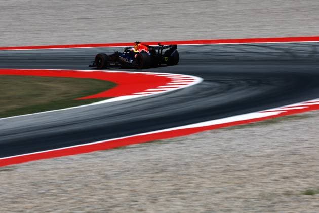 03 VERSTAPPEN Max nld , Red Bull Racing Ford RB22, action during the Formula 1 Barcelona Catalunya Grand Prix 2026, 7th round of the 2026 Formula One World Championship from June 12 to 14, 2026 on the Circuit de Barcelona Catalunya, in Montmelo, Spain Photo Hoch Zwei Montmelo Spain