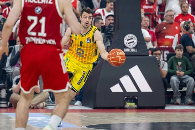 Jonas Mattisseck 9 Alba Berlin , FC Bayern Basketball vs Alba Berlin, BBL, Final 1, 12 06 2026 Munich Bavaria Germany Copyright: xkolbert-press UlrichxGamelx