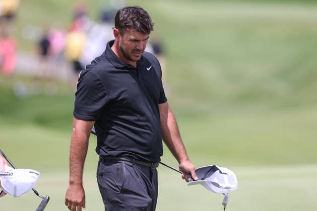 June 12, 2026: Brooks Koepka walks off after finishing the second round of the RBC Canadian Open held at TPC Toronto at Osprey Valley in Caledon Ontario, Canada. CSM Caledon Canada - ZUMAc04_ 20260612_zma_c04_023 Copyright: xDanielxLeax