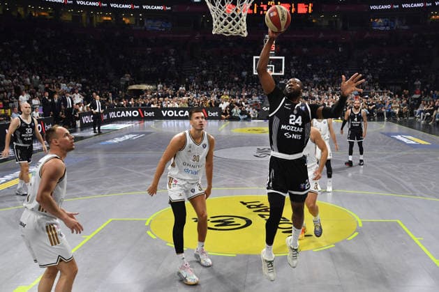 PARTIZAN vs DUBAI BASKETBALL BRUNO FERNANDO basketball Partizan vs Dubai basketball playoffs finals of Adriatic ABA league at Beogradska arena, Belrade 12.06.2026 Foto: BASKETBALL, PLAYOFFS FINALS, ADRIATIC ABA LEAGUE, PARTIZAN, DUBAI BASKETBALL Belgrade Belgrade arena Serbia Copyright: xMarkoxMetlas xMNxPressx
