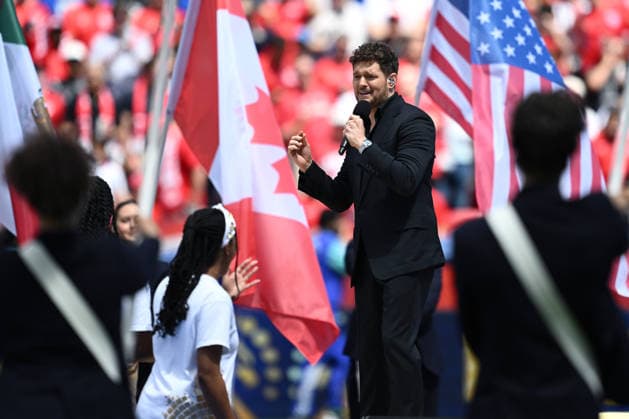 Mg Toronto (Canada) 12 06 2026 - Mondiali di Calcio 2026 Canada-Bosnia Herzegovina foto Matteo Gribaudi Image nella foto: Michael Buble™ 