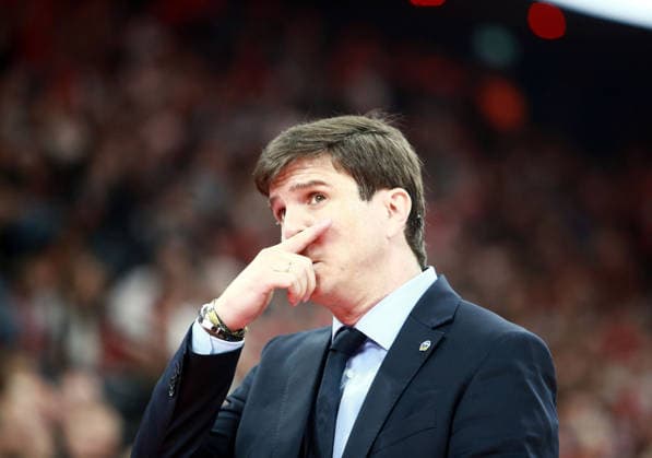 headcoach Pedro CALLES Berlin Basketball, He Bundesliga, 2025 26, Final 1 match, FC Bayern Basketball vs Alba Berlin, SAP Garden, 12 06 26, Copyright: WolfgangxFehrmann