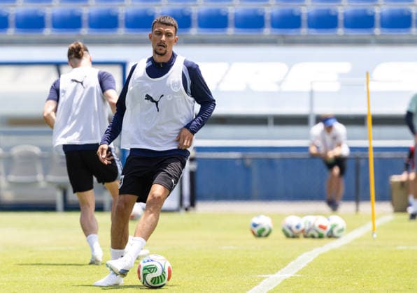 SOCCER - FIFA World Cup, WM, Weltmeisterschaft, Fussball 2026, preview SANTA BARBARA,CALIFORNIA,USA,12.JUN.26 - SOCCER - FIFA World Cup 2026, USA, Mexico, Canada, preview, OEFB, Oesterreichischer Fussball-Bund, training team AUT. Image shows Dejan Ljubicic (AUT).  GEPAxpictures xArminxRauthner