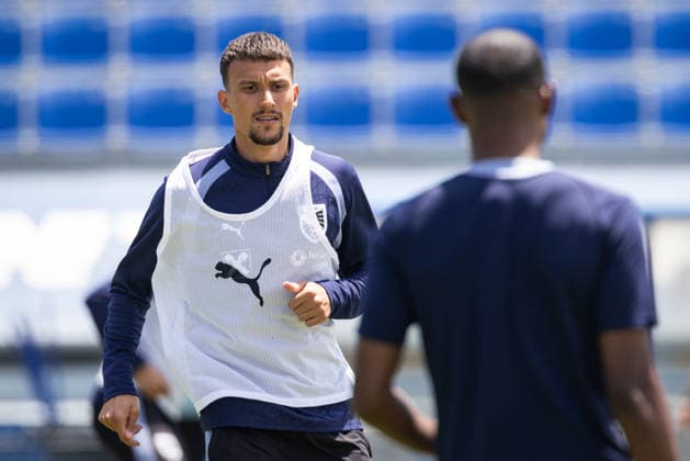 SOCCER - FIFA World Cup, WM, Weltmeisterschaft, Fussball 2026, preview SANTA BARBARA,CALIFORNIA,USA,12.JUN.26 - SOCCER - FIFA World Cup 2026, USA, Mexico, Canada, preview, OEFB, Oesterreichischer Fussball-Bund, training team AUT. Image shows Dejan Ljubicic (AUT).  GEPAxpictures xArminxRauthner