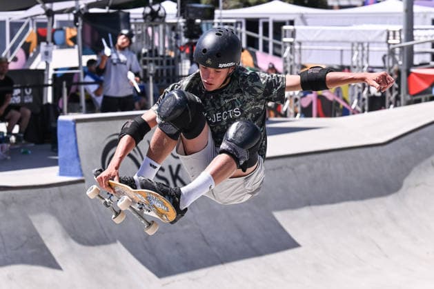 IPA85619604 - Taj WOLFENDEN (AUS) competes in the men s quarterfinals of the 2026 WST World Cup Rome at Ostia Park on June 12, 2026, in Rome, Italy.  Copyright: xDomenicoxCippitelli IPAxSportx xx 85619604