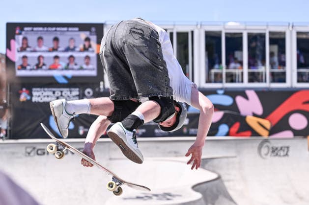 IPA85619637 - Tay CUNNINGHAM (GBR) competes in the men s quarterfinals of the 2026 WST World Cup Rome at Ostia Park on June 12, 2026, in Rome, Italy.  Copyright: xDomenicoxCippitelli IPAxSportx xx 85619637