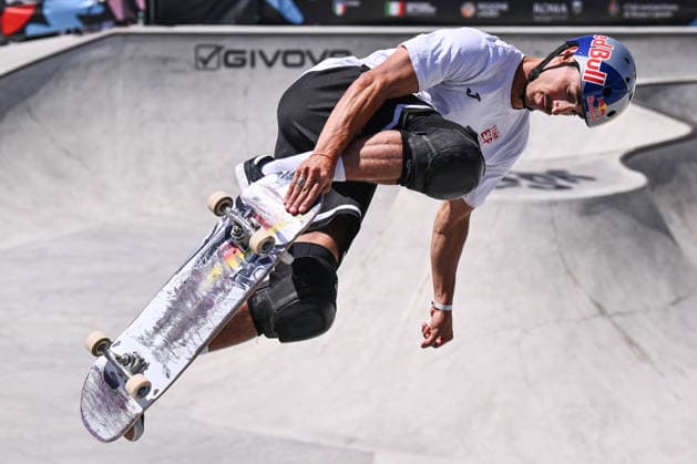 IPA85619694 - Danny LEON (ESP) competes in the men s quarterfinals of the WST World Cup Rome 2026 at Ostia Park on June 12, 2026, in Rome, Italy.  Copyright: xDomenicoxCippitelli IPAxSportx xx 85619694