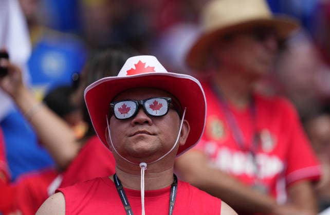 Canada fans Canada looks on during Canada and Bosnia and Herzegovina, Group B FIFA World Cup 2026, Toronto Stadium, Toronto, Canada on June 12, 2026 Thor Wegner DeFodi Images Photo by DeFodi Images