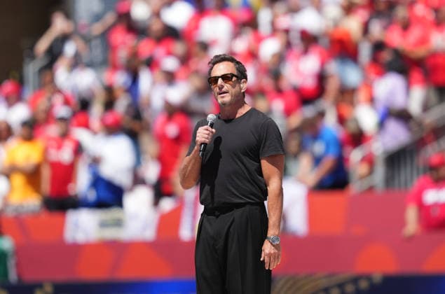 June 12 2026: Will Arnett (Canada) looks on during Canada and Bosnia and Herzegovina, FIFA World Cup, WM, Weltmeisterschaft, Fussball 2026, at Toronto Stadium in Toronto, Canada. CSM Canada V Bosnia And Herzegovina: Group B - FIFA World Cup 2026  - ZUMAc04_ 20260612_zma_c04_050 Copyright: xKimxPricex