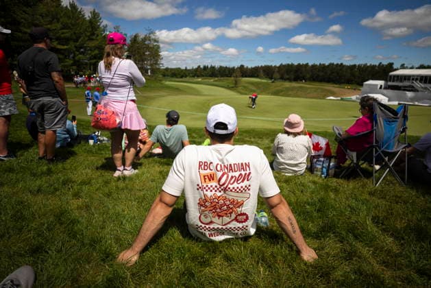 June 12, 2026, Caledon, On, Canada: Fans gather around the ninth hole during the second round of the RBC Canadian Open in Caledon, Ont., on Friday, June 12, 2026. Canada News - June 12, 2026  - ZUMAc35_ 20260612_zaf_c35_118 Copyright: xNickxIwanyshynx