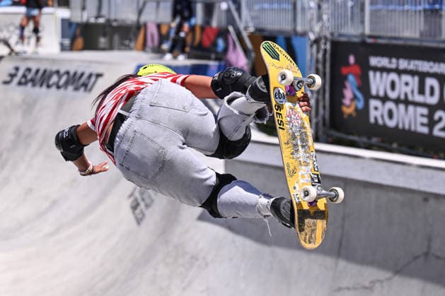 IPA85620320 - Raicca VENTURA (BRA) competes in the women s quarterfinals of the 2026 WST World Cup Rome at Ostia Park on June 12, 2026, in Rome, Italy.  Copyright: xDomenicoxCippitelli IPAxSportx xx 85620320