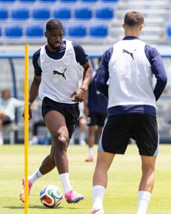 SOCCER - FIFA World Cup, WM, Weltmeisterschaft, Fussball 2026, preview SANTA BARBARA,CALIFORNIA,USA,12.JUN.26 - SOCCER - FIFA World Cup 2026, USA, Mexico, Canada, preview, OEFB, Oesterreichischer Fussball-Bund, training team AUT. Image shows Kevin Danso (AUT).  GEPAxpictures xArminxRauthner