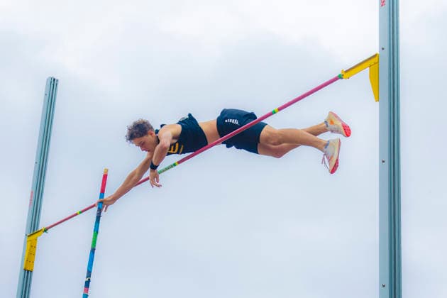 Ingolstadt, Germany 12 June 2026 Athletics MTV Meet IN 2026 In the picture Leo Trumpp TSV Gräfelfing at the pole vault MTV Stadion Bayern Copyright: xFotostandx xSchäferx