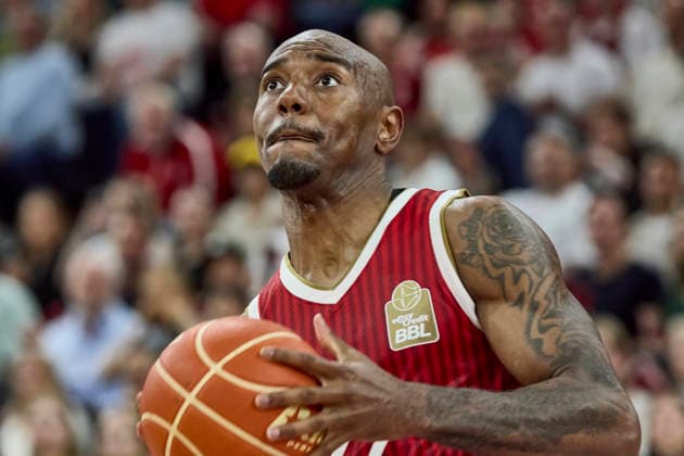 German Basketball Bundesliga BBL , FC Bayern Munich Basketball vs ALBA Berlin, Munich FC Bayern Basketball, Berlin ALBA, 2026 06 12 in Munich SAP Garden MIKE Isiaha FC Bayern Munich Basketball Power Forward PF Nr22 FCBB22 sportworld Munich SAP Garden Bayern Germany