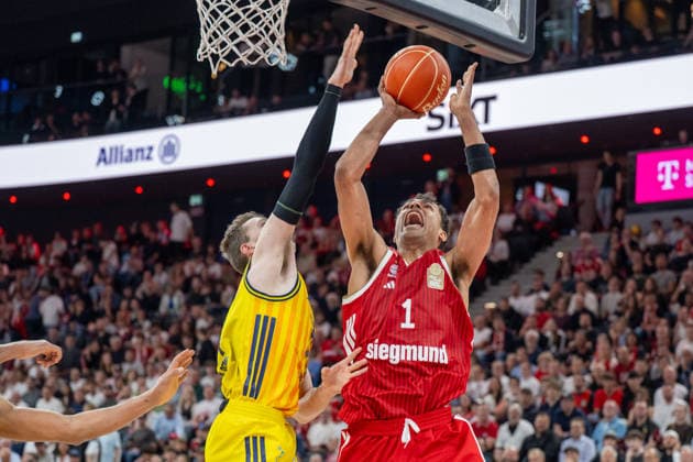 Oscar da Silva 1 FC Bayern Basketball , Basket, FC Bayern Basketball vs Alba Berlin, BBL, Final 1, 12 06 2026 Munich Bavaria Germany Copyright: xkolbert-press UlrichxGamelx