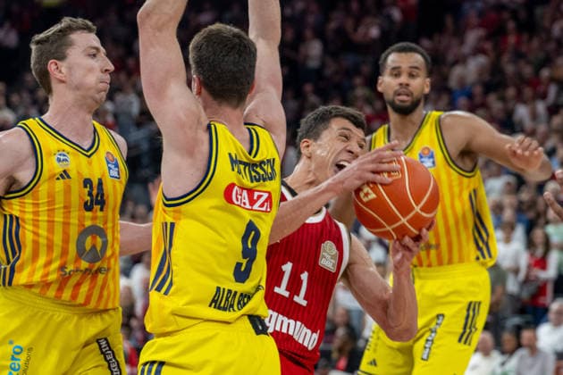 Vladimir Lucic 11 FC Bayern Basketball bruellt, FC Bayern Basketball vs Alba Berlin, BBL, Final 1, 12 06 2026 Munich Bavaria Germany Copyright: xkolbert-press UlrichxGamelx