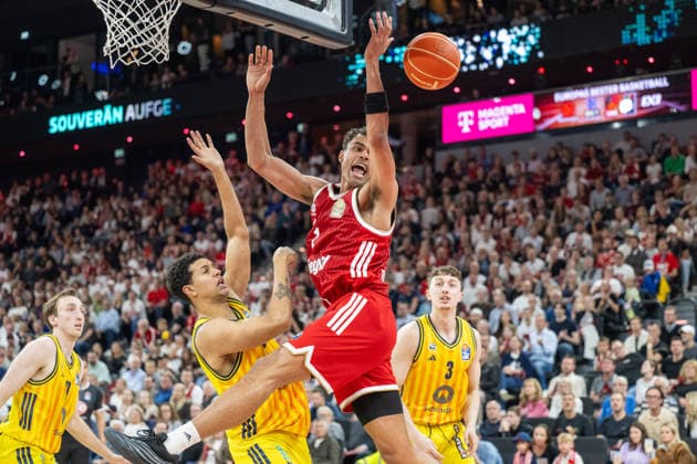 Oscar da Silva 1 FC Bayern Basketball , FC Bayern Basketball vs Alba Berlin, BBL, Final 1, 12 06 2026 Munich Bavaria Germany Copyright: xkolbert-press UlrichxGamelx