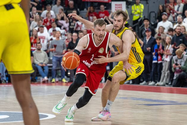 Andreas Obst 13 FC Bayern Basketball in duel, FC Bayern Basketball vs Alba Berlin, BBL, Final 1, 12 06 2026 Munich Bavaria Germany Copyright: xkolbert-press UlrichxGamelx