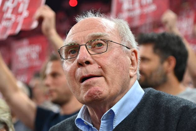 Uli HOENESS Höness,Honorary President Bayern Muenchen,single picture,cropped single motif,portrait,portrait,portrait Basketball BBL,Season 2025 2026 Play Off Final Game 1, FC Bayern Muenchen Alba Berlin on 12 06 2026 S A P G A R D EN