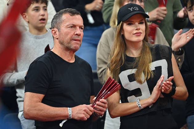 Lothar MATTHAEUS with female companion, girlfriend, partner Theresa Sommer Basketball BBL,Season 2025 2026 Play Off Final Game 1, FC Bayern Muenchen Alba Berlin on 12 06 2026 S A P G A R D EN
