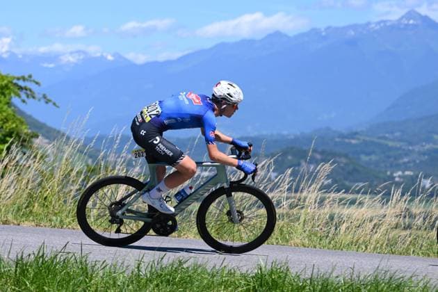 Tour Auvergne - Rhone-Alpes 2026 Stage 6 CREST-VOLAND, FRANCE - JUNE 12 : Belmans Lennert (BEL) of Alpecin - Premier Tech during stage 6 of the 78th edition of Tour Auvergne - Rhone-Alpes an UCI World Tour 2.UWT cycling road race stage for Men Elite of 182.3 km with start in Saint-Vulbas and finish in Crest-Voland on June 12, 2026 in Crest-Voland, France, 12 06 2026 ( Motordriver Guy De Vuyst - Crest-Voland France  Copyright: xVincentxKalutx