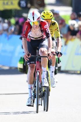 Tour Auvergne - Rhone-Alpes 2026 Stage 6 CREST-VOLAND, FRANCE - JUNE 12 : Craps Lars (BEL) of Lotto Intermarche during stage 6 of the 78th edition of Tour Auvergne - Rhone-Alpes an UCI World Tour 2.UWT cycling road race stage for Men Elite of 182.3 km with start in Saint-Vulbas and finish in Crest-Voland on June 12, 2026 in Crest-Voland, France, 12 06 2026 ( Motordriver Guy De Vuyst - Crest-Voland France  Copyright: xVincentxKalutx