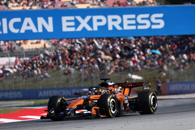 F1 Gran Prix of Catalunya Oscar Piastri of McLaren Mastercard Formula 1 Team on track during practice ahead of the F1 Grand Prix of Catalunya at Montemelo Circuit on June 12, 2026 in Barcelona, Spain. Barcelona Circuit de Catalunya Spain Copyright: xMarcoxCanonierox