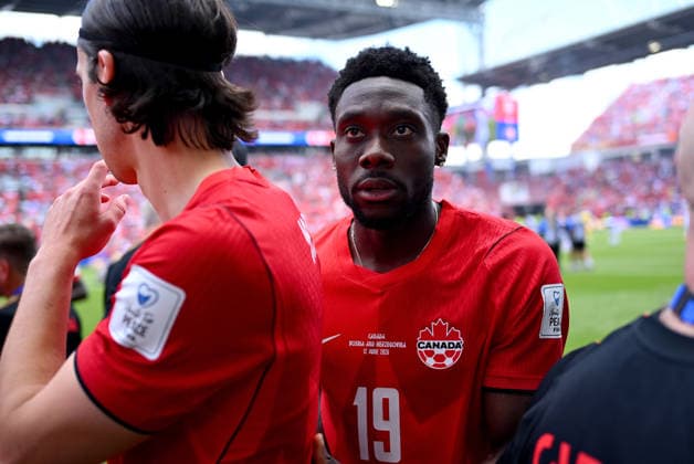 Football FIFA World Cup 2026 Preliminary Round Group B Canada Bosnia and Herzegovina 12 06 2026 Alphonso Davies Canada