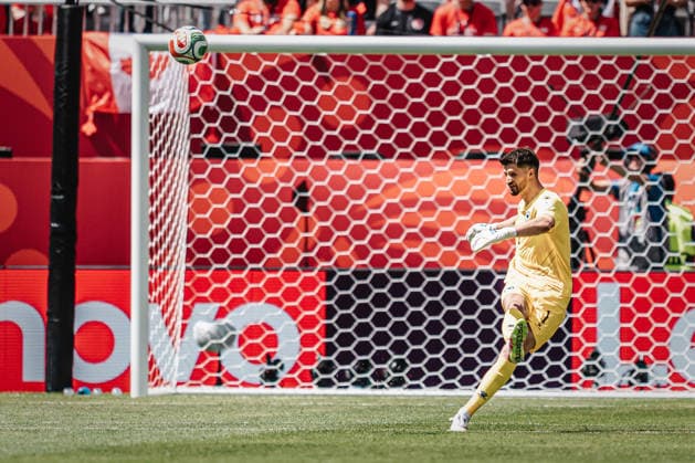 Soccer Men FIFA World Cup 2026 Group B Canada vs Bosnia and Herzegovina 12 06 2026 Nikola Vasilj 1, Bosnia and Herzegovina Tee off Toronto Toronto Stadium Ontario Canada