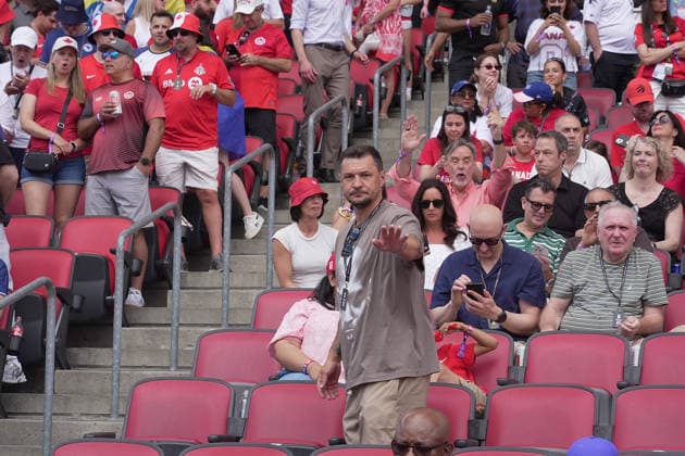 12 06 2026, Toronto Stadium, Toronto, CAN, World Cup FIFA 2026, preliminary round, Canada vs. Bosnia and Herzegovina, in the picture the former national player Sejad Salihovic as a guest in the stadium Photo by Hasan Bratic DeFodi Images