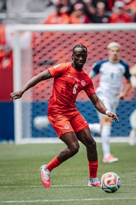 Soccer Men FIFA World Cup 2026 Group B Canada vs Bosnia and Herzegovina 12 06 2026 Ismael Kone 8, Canada on the ball Toronto Toronto Stadium Ontario Canada