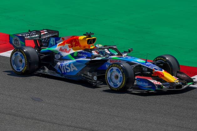 Formula One GP Barcelona Spain Friday, June 12, 2026 Arvid Lindblad 41, Visa Cash App Racing Bulls Formula One Team Formula One GP Barcelona Spain Friday, June 12, 2026 Copyright: xBEAUTIFULxSPORTS Erlhofx