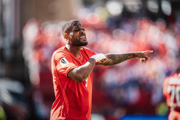 Soccer Men FIFA World Cup 2026 Group B Canada vs Bosnia and Herzegovina 12 06 2026 Cyle Larin 9, Canada Toronto Toronto Stadium Ontario Canada