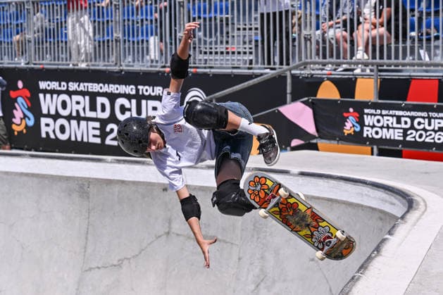 OTHER - Skating - WST Rome - Ostia Park 2026 Photo by IPA ABACAPRESS.COM85623830 - Naia LASO (ESP) competes in the women s quarterfinals of the 2026 WST World Cup Rome at Ostia Park on June 12, 2026, in Rome, Italy. Roma Italy  Copyright: xIPAxSport ABACAx