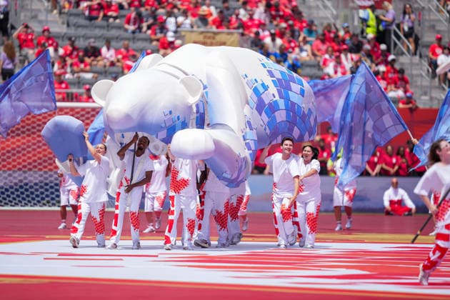 June 12, 2026, Toronto, Ciudad de Mexico, Canada: Grand Opening Ceremony in Canada during the 2026 FIFA World Cup, WM, Weltmeisterschaft, Fussball Group B match between Canada and Bosnia and Herzegovina at Toronto Stadium. on June 12, 2026 in Toronto, Canada. Toronto Canada - ZUMAe321 20260612_zsa_e321_025 Copyright: xLeonardoxRamirezx