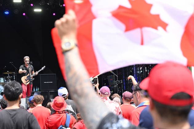 June 12, 2026, Toronto, On, Canada: Fans enjoy a performance by Big Wreck at FIFA Fan Fest ahead of the Team Canada vs Bosnia and Herzegovina World Cup match in Toronto, on Friday, June 12, 2026. Canada News - June 12, 2026  - ZUMAc35_ 20260612_zaf_c35_243 Copyright: xJonxBlackerx
