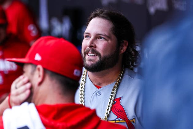 June 12th, 2026: St. Louis Cardinals first baseman Alec Burleson (41) celebrates a solo home run during the first inning of a MLB, Baseball Herren, USA Baseball game between the St. Louis Cardinals and the Minnesota Twins at Target Field in Minneapolis, Minnesota. CSM Minneapolis USA - ZUMAc04_ 20260612_zma_c04_138 Copyright: xStevenxGarciax