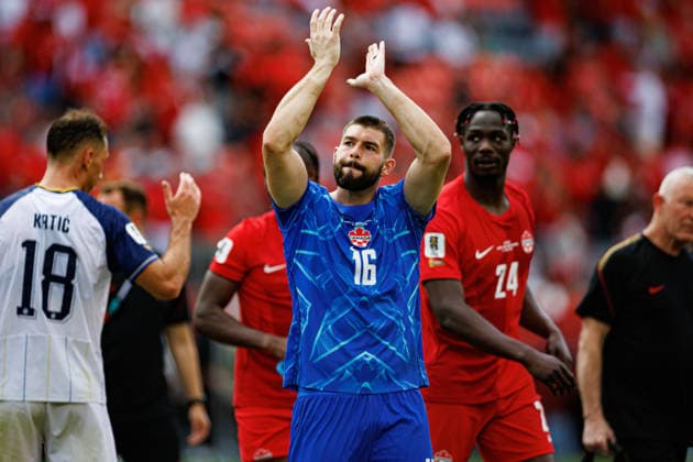 Maxime Crepeau seen during FIFA World Cup, WM, Weltmeisterschaft, Fussball 2026 game between national teams of Canada and Bosnia and Herzegovina (Grzegorz Wajda Ball Raw Images) Toronto BMO Field Canada Copyright: xGrzegorzxWajdax grzegorzwajda_canada_bosnia_2526_2-131